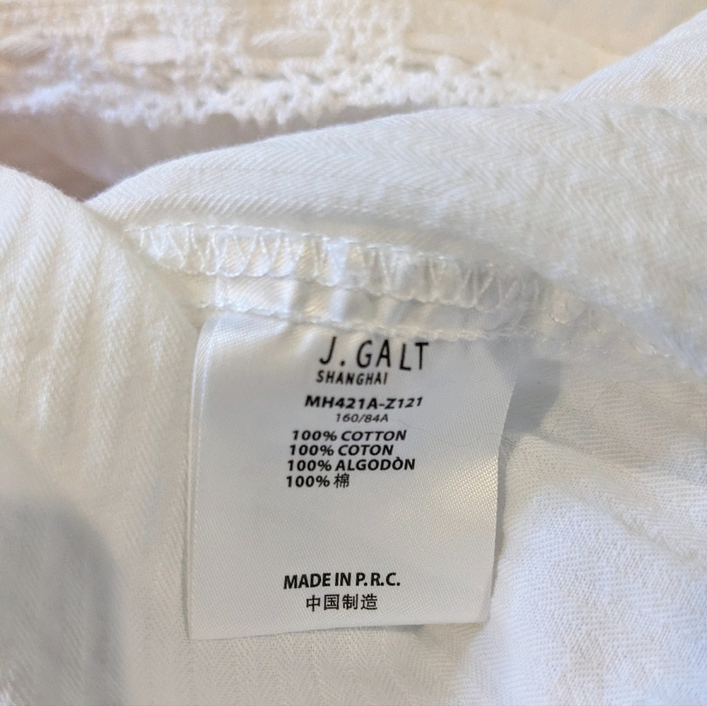 Brandy Melville/John Galt White Edith Lace Tank Top Coquette Cottagecore Fairy - Picture 9 of 10